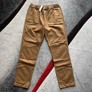 J. Crew Brown Drawstring Twill Pants
